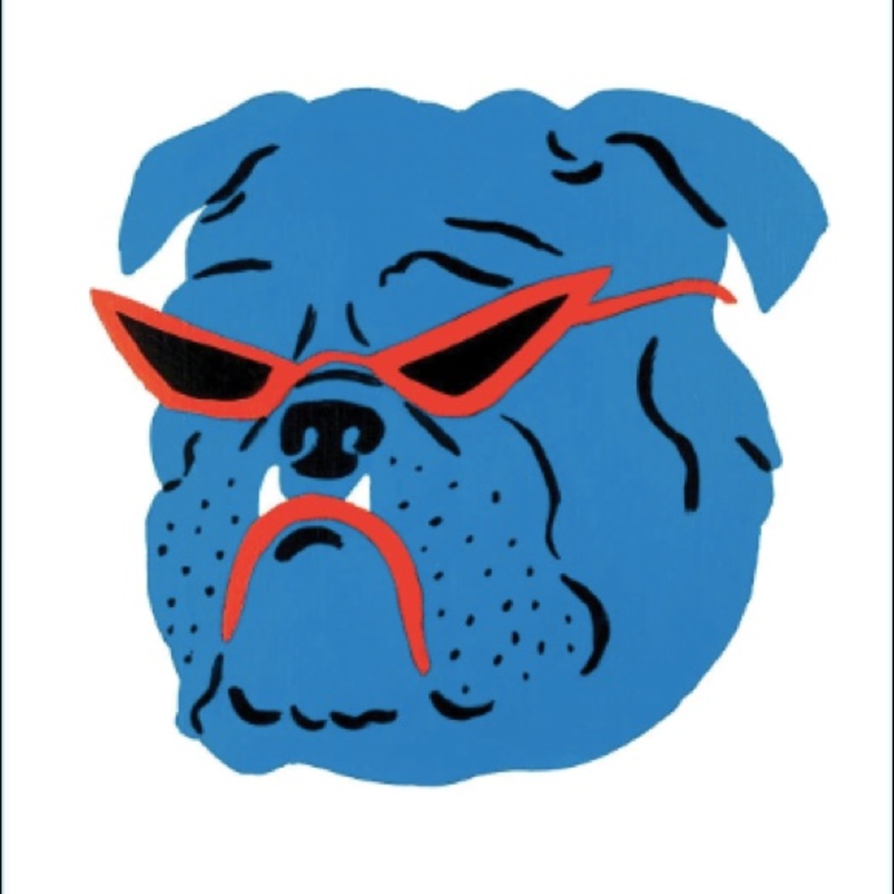 BULLDOG & BUNNY WALL ART (KRISTINA MICOTTI)